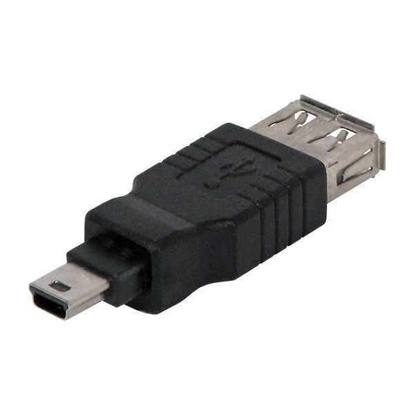 Valueline Adaptador USB A Fêmea para Mini USB Macho