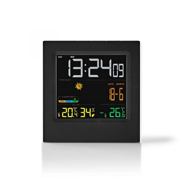 Nedis Estação Meteorológica Sensor sem Fios Desperta. - WEST404BK