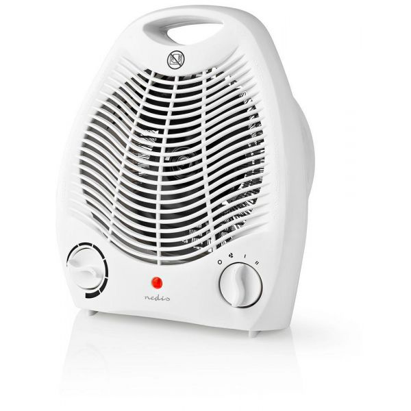 Nedis Aquecedor c/ Ventilador / Temporizador 2000W White - HTFA13CWT