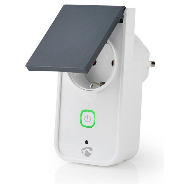 Nedis Tomada Eléctrica Inteligente Exterior Wi-Fi 16A - WIFIPO120FWT