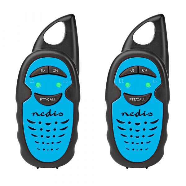 Nedis Walkie Talkies 3Km (3 Canais) - WLTK0300BU