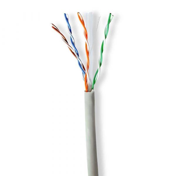 Nedis CCBG8520GY305 Cabo de Rede Cinzento 305 M Cat6 U/Utp (Utp)