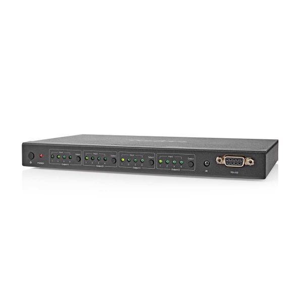 Nedis Comutador Matriz HDMI 4x4 VMAT3494AT