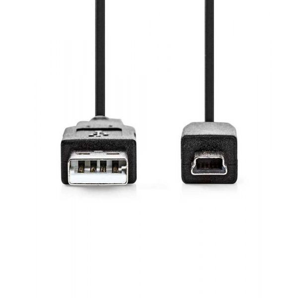 Nedis CCGB60300BK10 Cabo Usb 1 M Usb 2.0 Usb a Mini-Usb B Preto