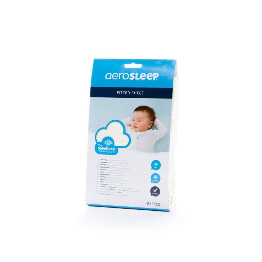 Lençol Ajustável AeroSleep Branco 140x70cm