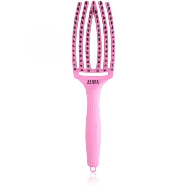 Olivia Garden Fingerbrush Boar & Nylon Thinkpink 2025 - Pink Tokyo