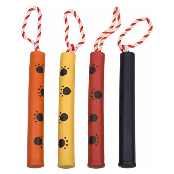 Duvo+ Brinquedo Cão Bastão de Borracha com Corda 25cm