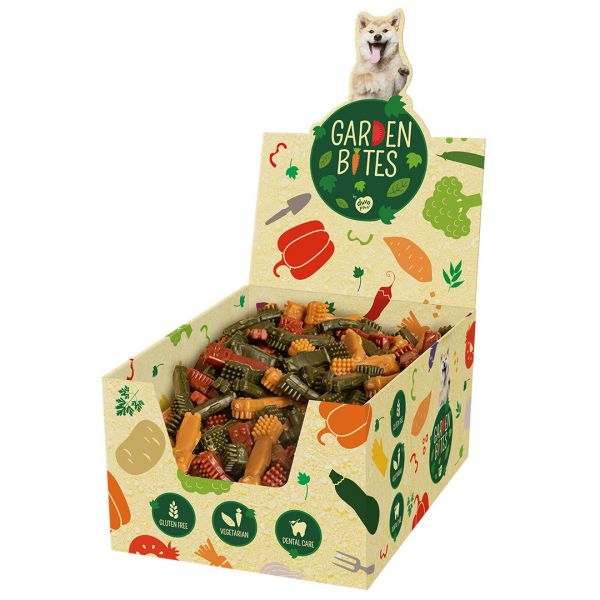 Duvo+ Snacks Vegetarianos Toby Toothbrush Garden Bites Caixa S