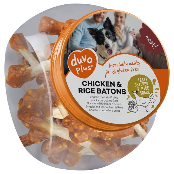 Duvo+ Meat! Ossos de Frango e Arroz 400 G
