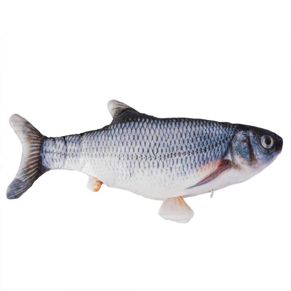 Duvo+ Peixe Saltitante Tecido para Gatos