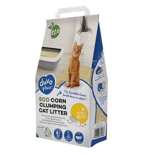 Duvo+ Areia Aglomerante Ecológica de Milho 3,5 kg