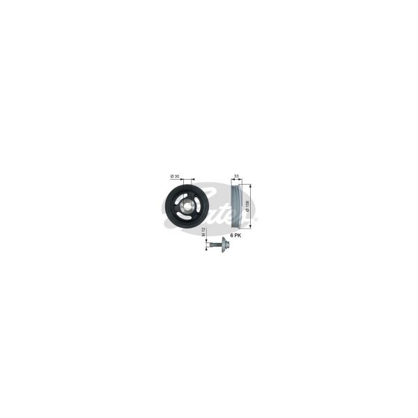 Gates da Tors Vibr. Damper TVD1061A