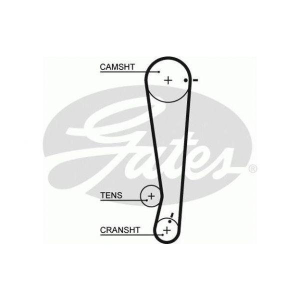 Gates K015511XS - Jogo de correias dentadas - 5414465634284