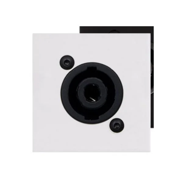 Audac Platine de Ligação Speakon CP45SPE com Espelho White