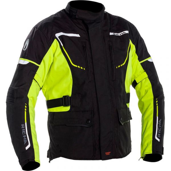 Richa Casacos Phantom 2 Black Fluo Yellow Xl