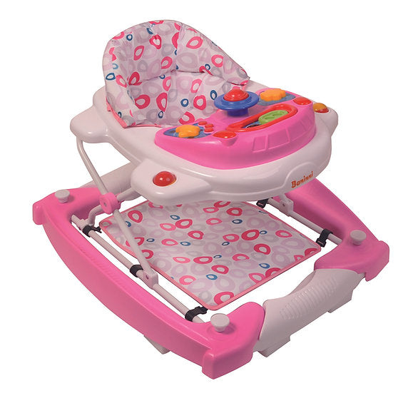 Andador Classic 2 em 1 Candy pink Baninni