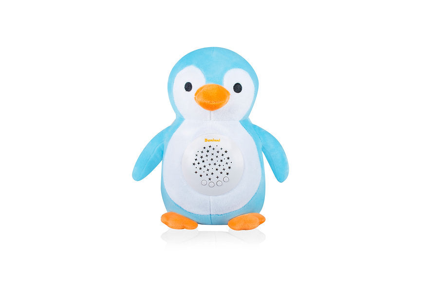 Projetor Lâmpada Pinguim Blue Baninni