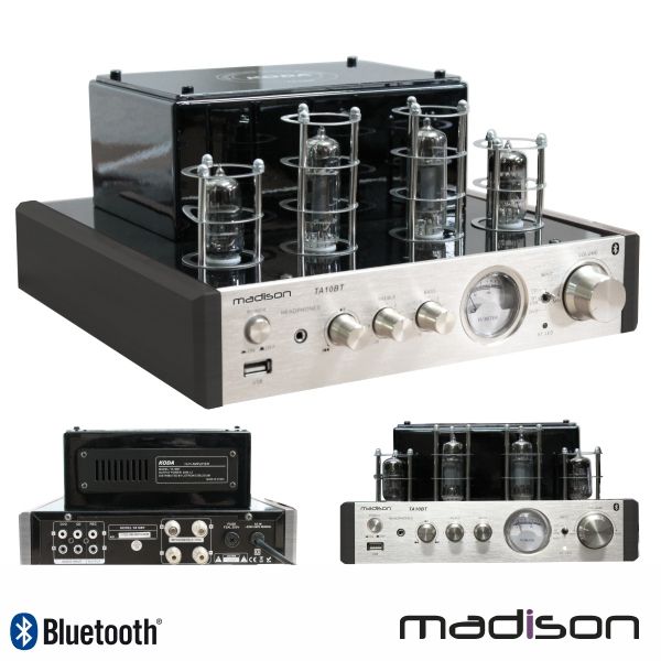 Madison Amplificador a Válvulas 2X50W Vintage Usb/bt - MAD-TA10BT