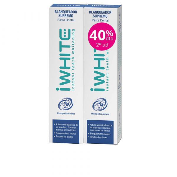 iwhite Supreme Whitening Pasta Dentrífrica 2x75ml