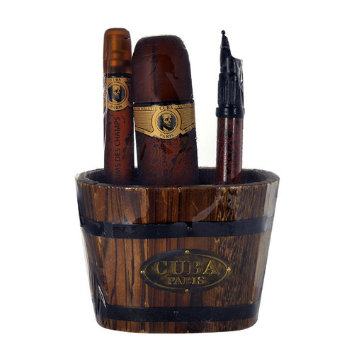 Cuba Gold Gift Set EDT 100 ml, miniature Cuba Gold EDT 20 ml and miniature Cuba Gold EDT 35 ml