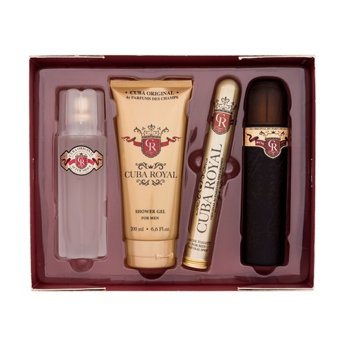 Royal Gift set EDT 100 ml, aftershave 100 ml, shower gel 200 ml and miniature EDT 35 ml