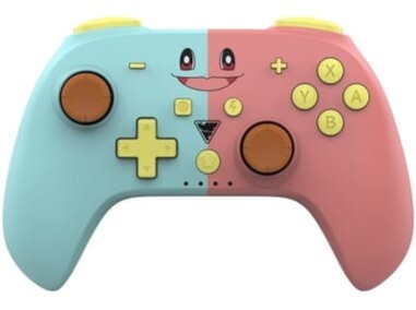 DragonShock POPTOP COMPACT Wireless Cubes para Nintendo Switch, PC, Android, PS3 Preto e Rosa