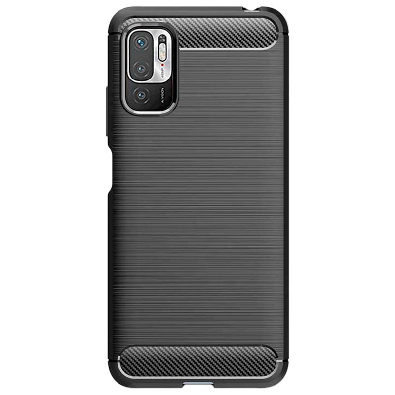 Capa Silicone Carbon Xiaomi Note 10/ 10s Preto