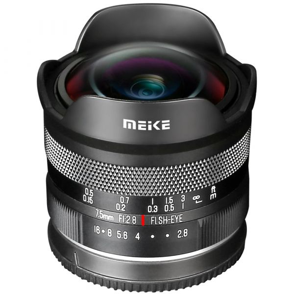 Objetiva Meike Mk 7.5mm f/2.8 Sony E