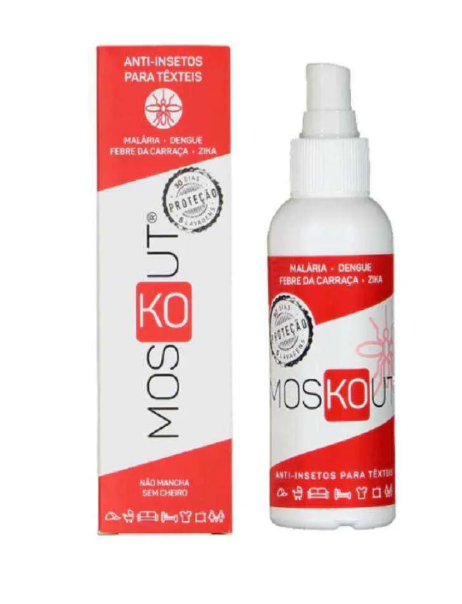 Moskout Spray Anti-Insetos para Têxteis 100 mL