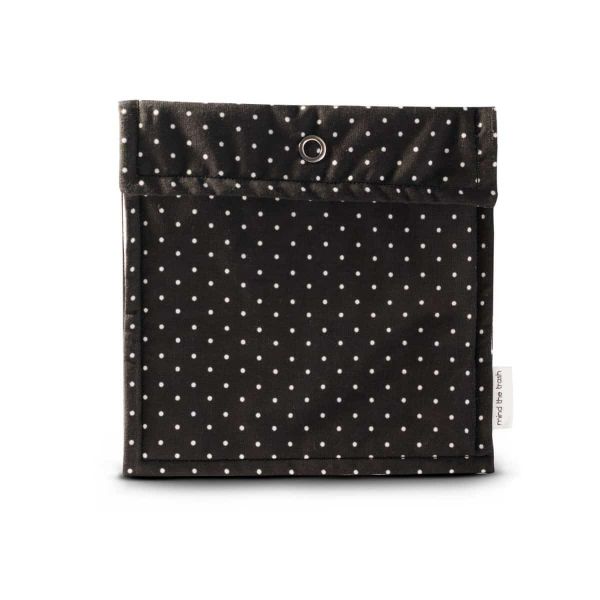 Mind The Trash Bolsa para Penso Menstrual Reutilizável Tom Preto 1 Unidade