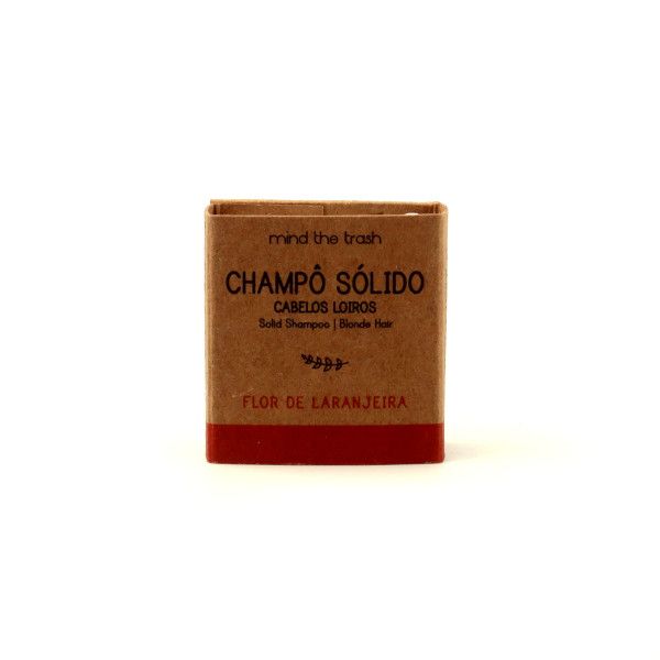 Mind The Trash Shampoo Sólido para Cabelos Loiros de Flor de Laranjeira 25g