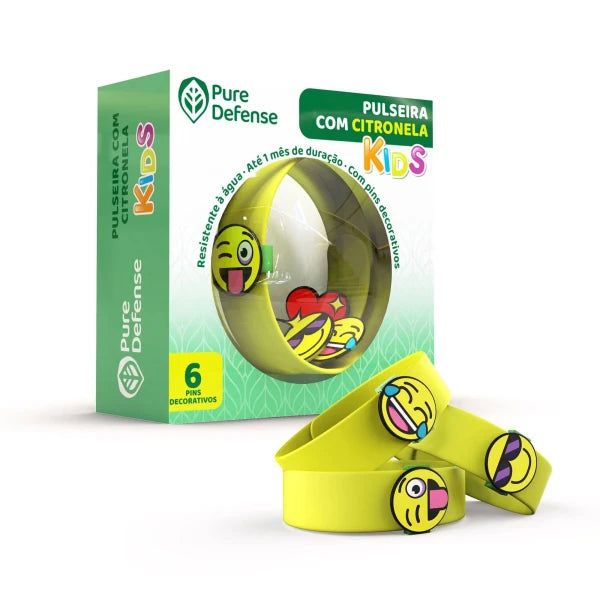Defender Pulseira Repelente de Mosquitos Criança +3A