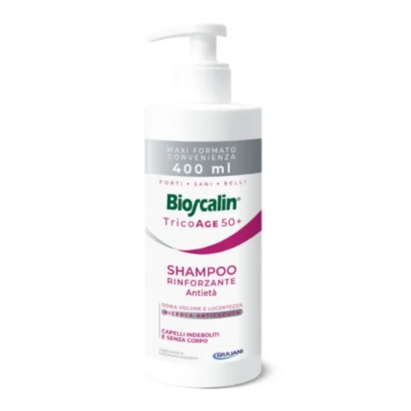 Bioscalin Tricoage 50+ Shampoo Fortificante Antiqueda 400ml