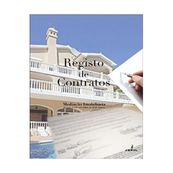Jufil Livro de Registo de Contratos Mediação Imobiliária Escrituração Manual A4 Jufil - 120769
