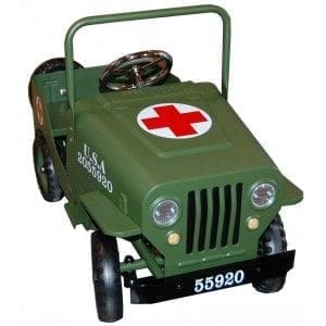 Jeep Verde Vintage Pedais 2+