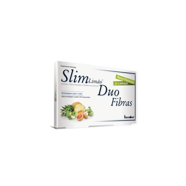 Fharmonat Slim Limão Duo Fibras 30 Comprimidos