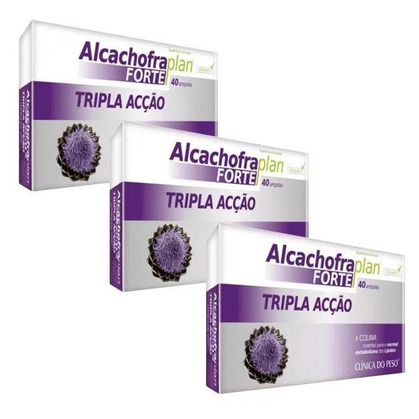 Fharmonat Alcachofra Plan Forte Tripla Ação 40 Ampolas