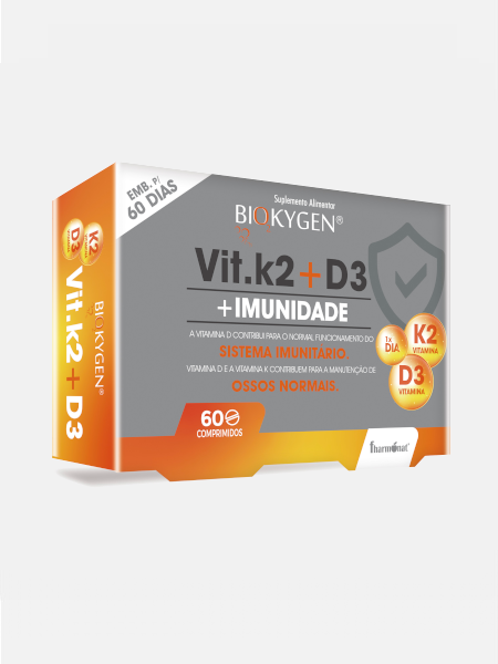 Biokygen Vit. K2 + D3 + Imunidade 60 Comprimidos