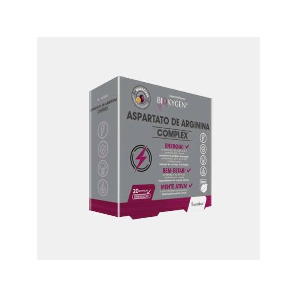 Biokygen Aspartato Arginina Complex Maracuja 20 Ampolas