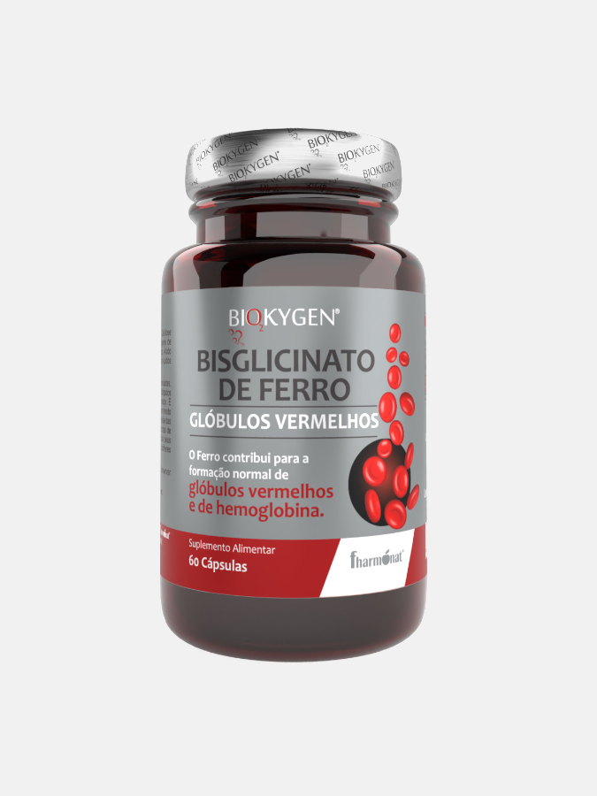 Fharmonat Biokygen Bisglicinato De Ferro 60 Cápsulas