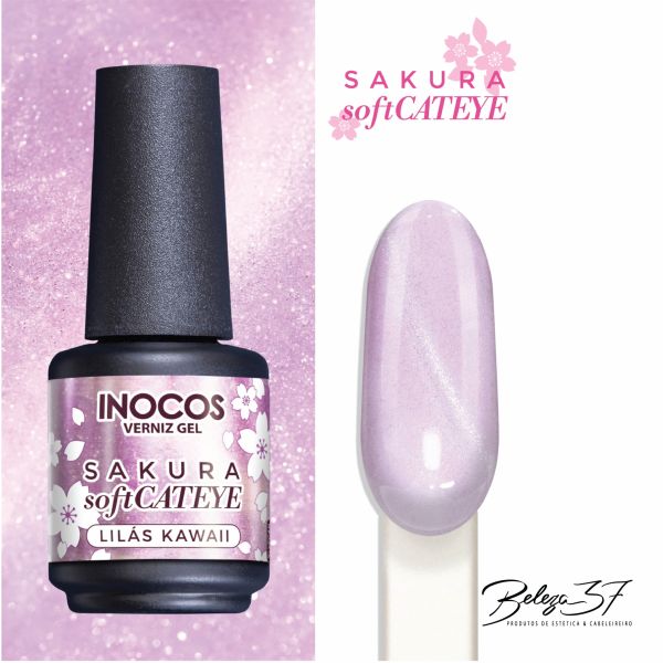 Inocos Verniz Gel 354 Cateye Lilás Kawai