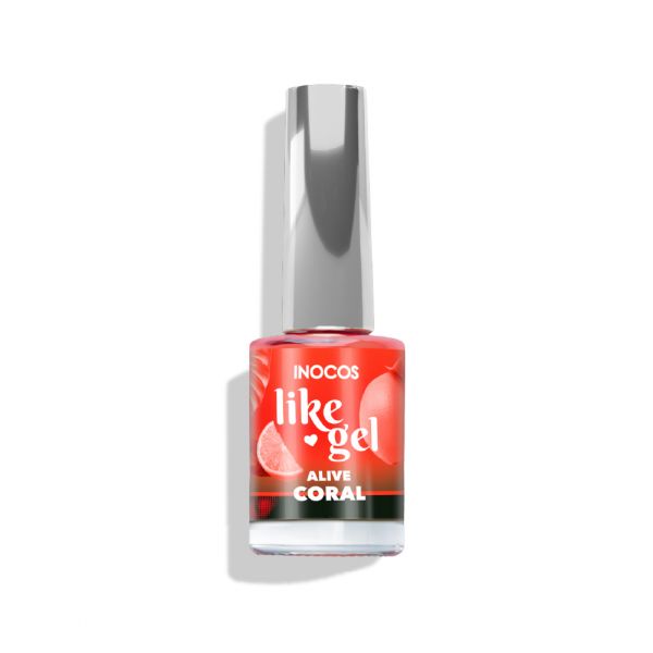 Inocos Verniz Like Gel Alive Coral, 11ml