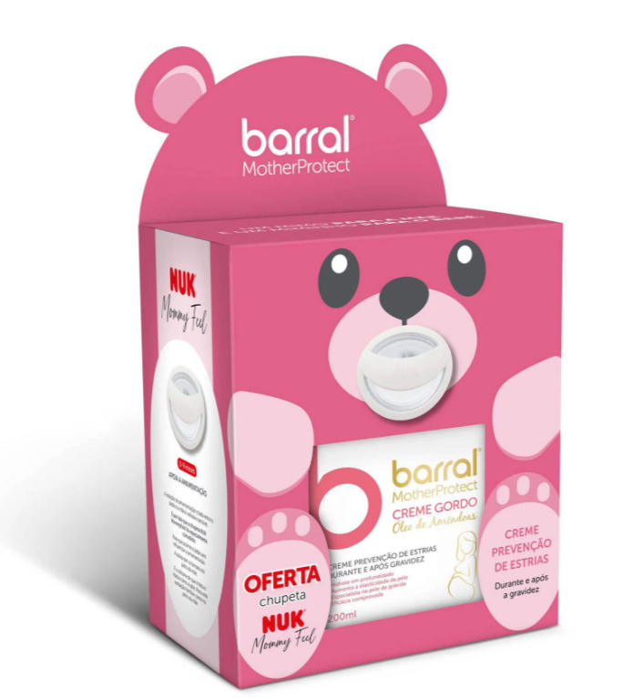 Barral Motherprotect Creme Gordo 200 mL com Oferta - Prevenção de Estrias