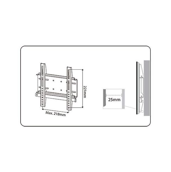 Suporte Daxis Lcd de Parede 23"-37 - MISV0173