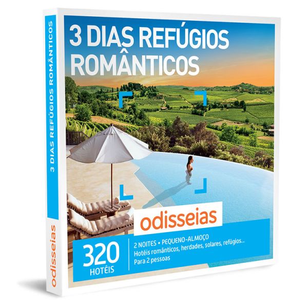 Odisseias 3 Dias Refúgios com Jantar | 320 Hotéis