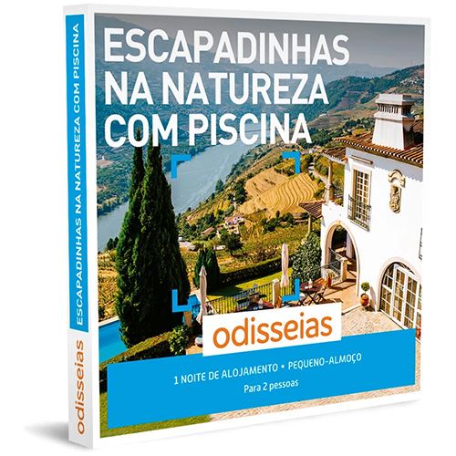 Odisseias Pack Presente - Escapadinhas na Natureza com Piscina | Experiência de Alojamento para 2 Pessoas