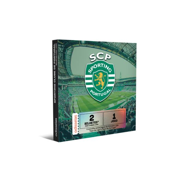 Odisseias SCP - 2 Bilhetes para Jogo do Sporting no Estádio de Alvalade