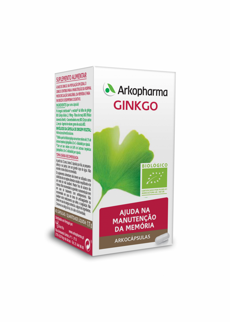Arkocápsulas Ginkgo 45 cáps