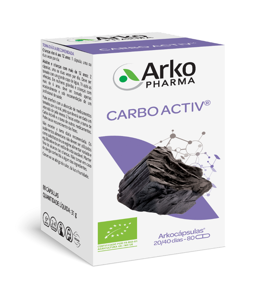Arkocapsulas Carbo Activ 80caps