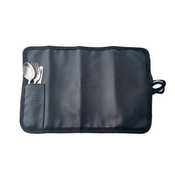 Smartlunch Individual Preto e Talheres Inox